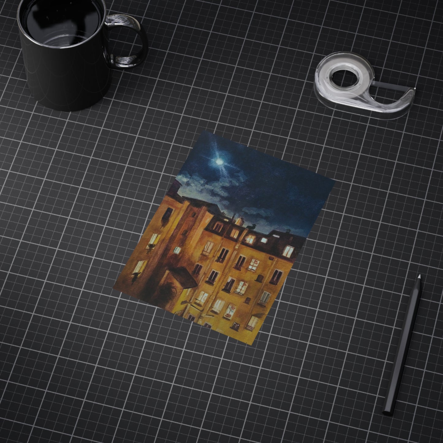 'Moonlight Over Montmartre' - print (AUS/NZ option)