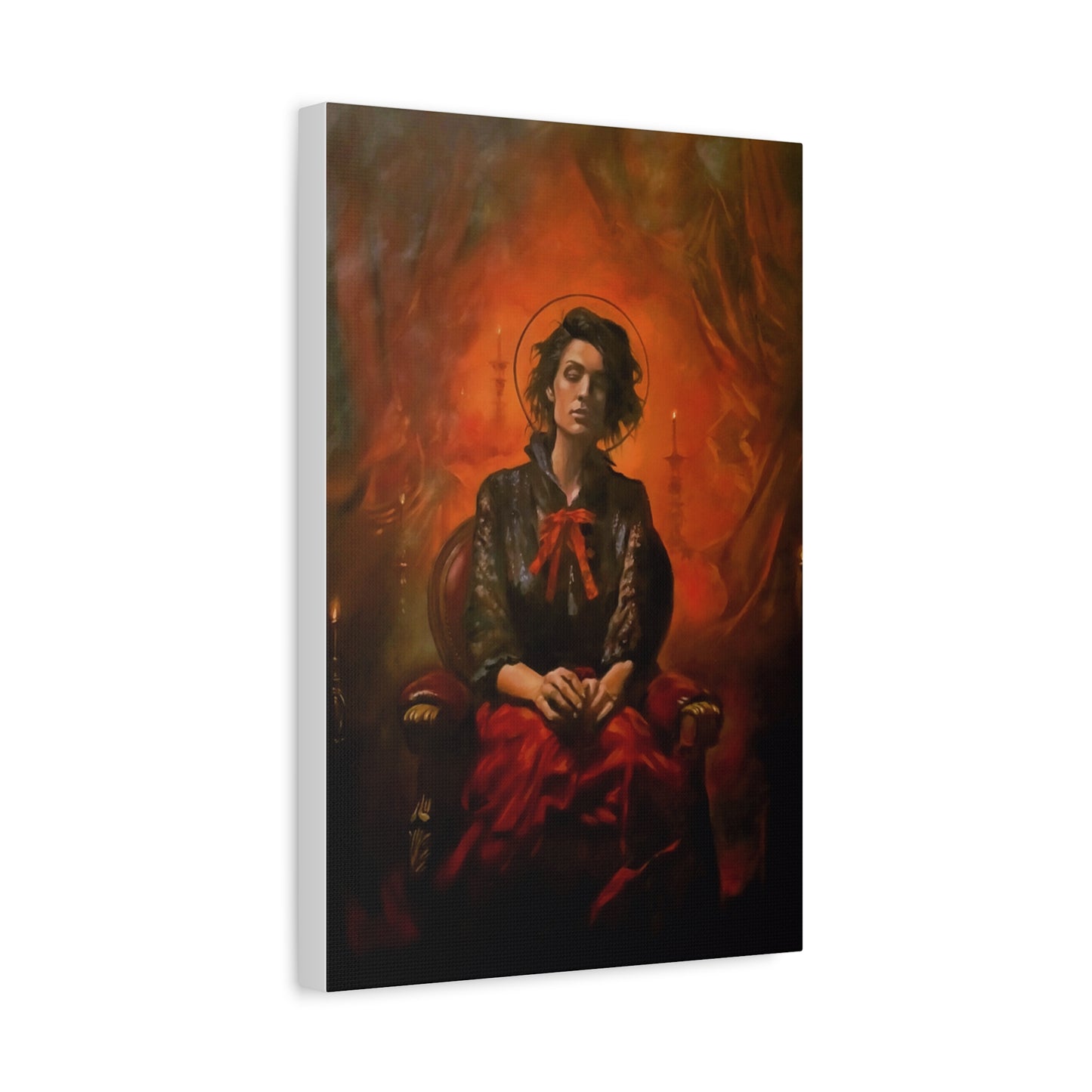 Print 'Contemplatio In Luce Candalae' , Matte Canvas, Stretched, 1.25"