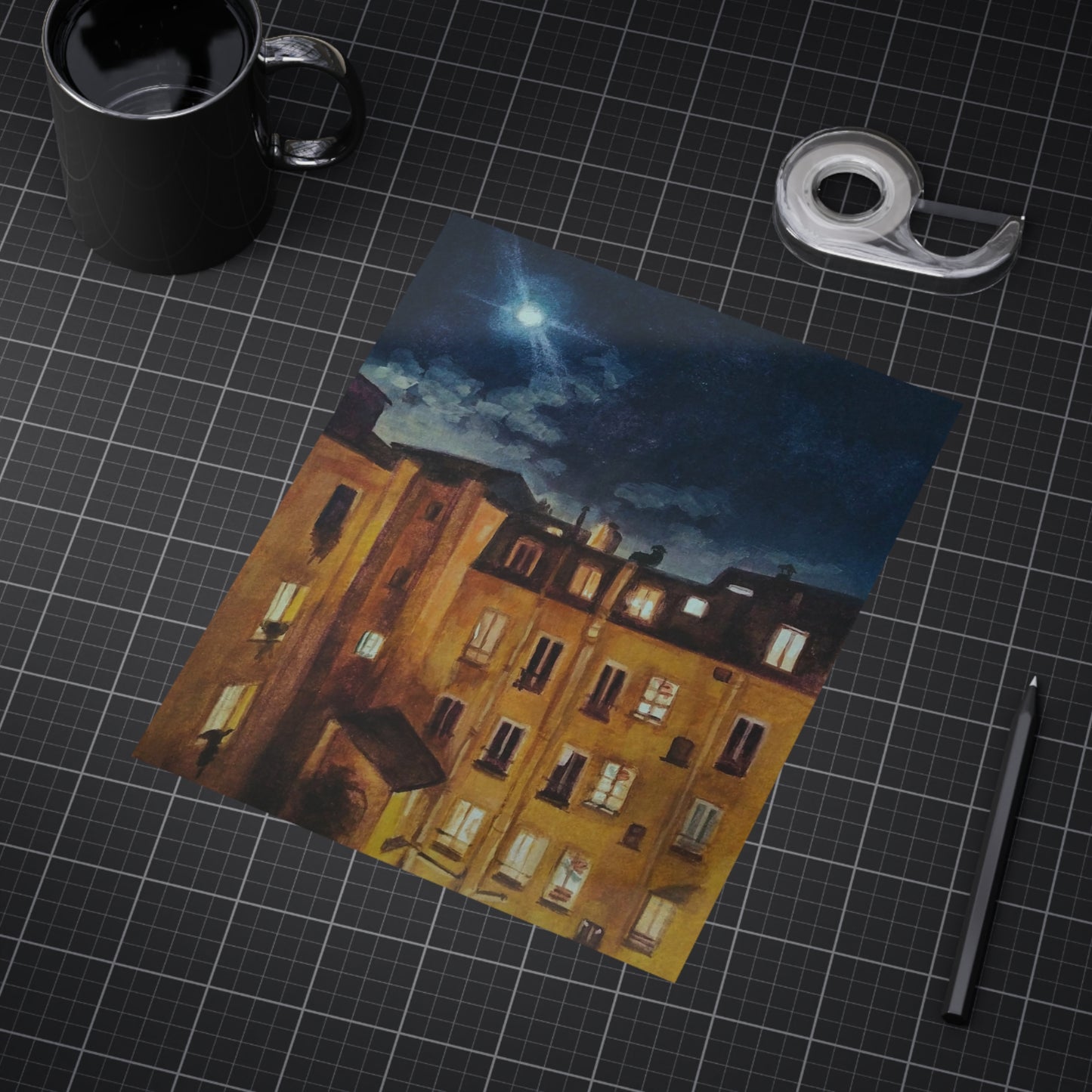 'Moonlight Over Montmartre' - print (AUS/NZ option)