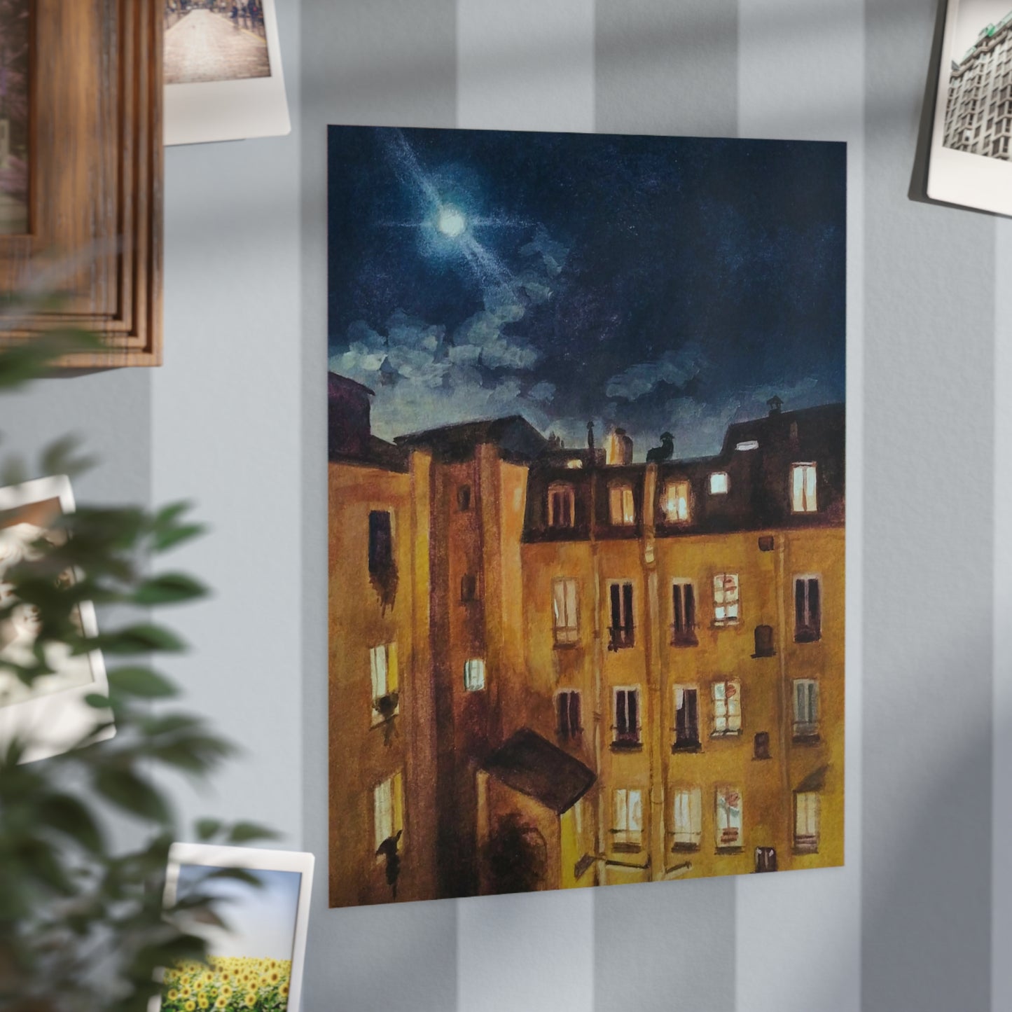 'Moonlight Over Montmartre' - print (AUS/NZ option)