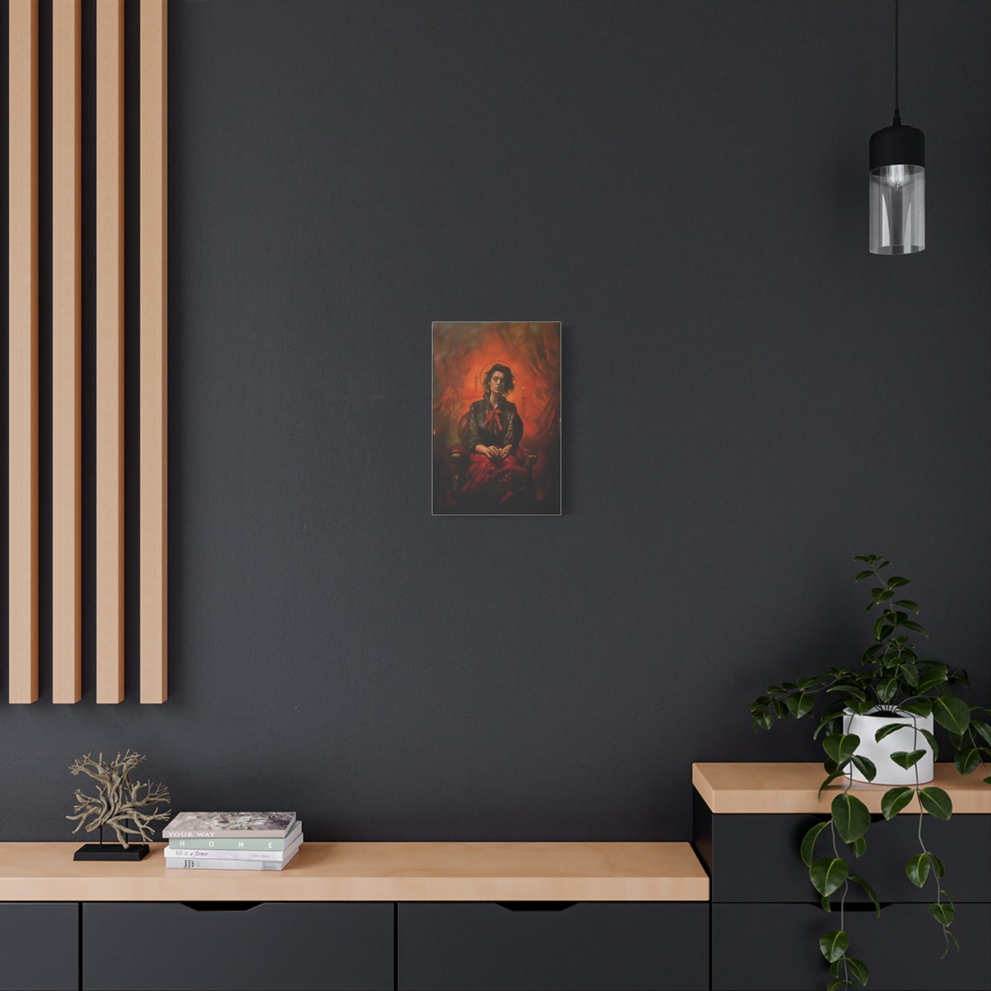 Print 'Contemplatio In Luce Candalae' , Matte Canvas, Stretched, 1.25"