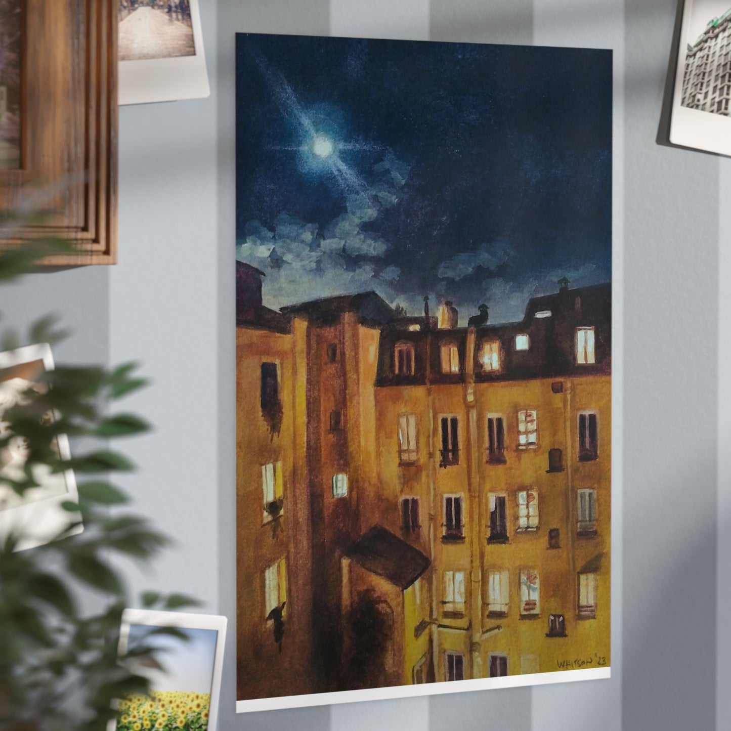 'Moonlight Over Montmartre' - print (AUS/NZ option)