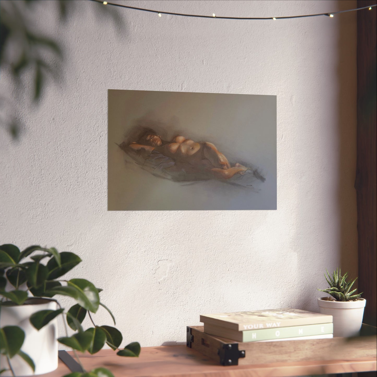 Print - 'Adhira reclining' (MATURE CONTENT - please be advised)
