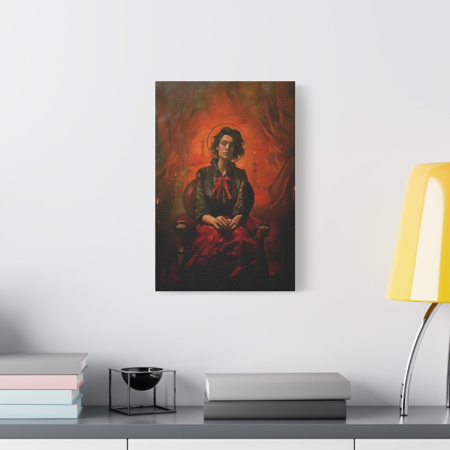 Print 'Contemplatio In Luce Candalae' , Matte Canvas, Stretched, 1.25"
