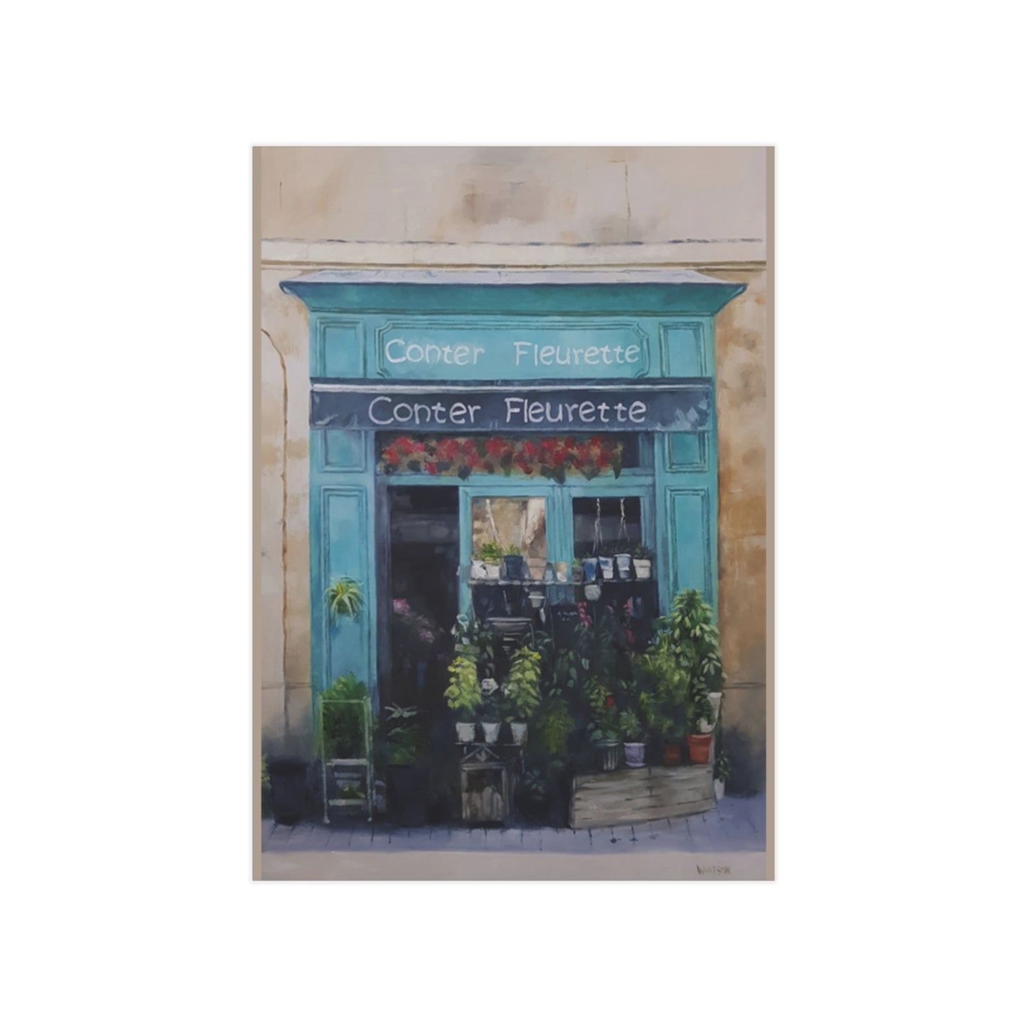 'Conter Fleurette Bordeaux' - print (AUS/NZ option)