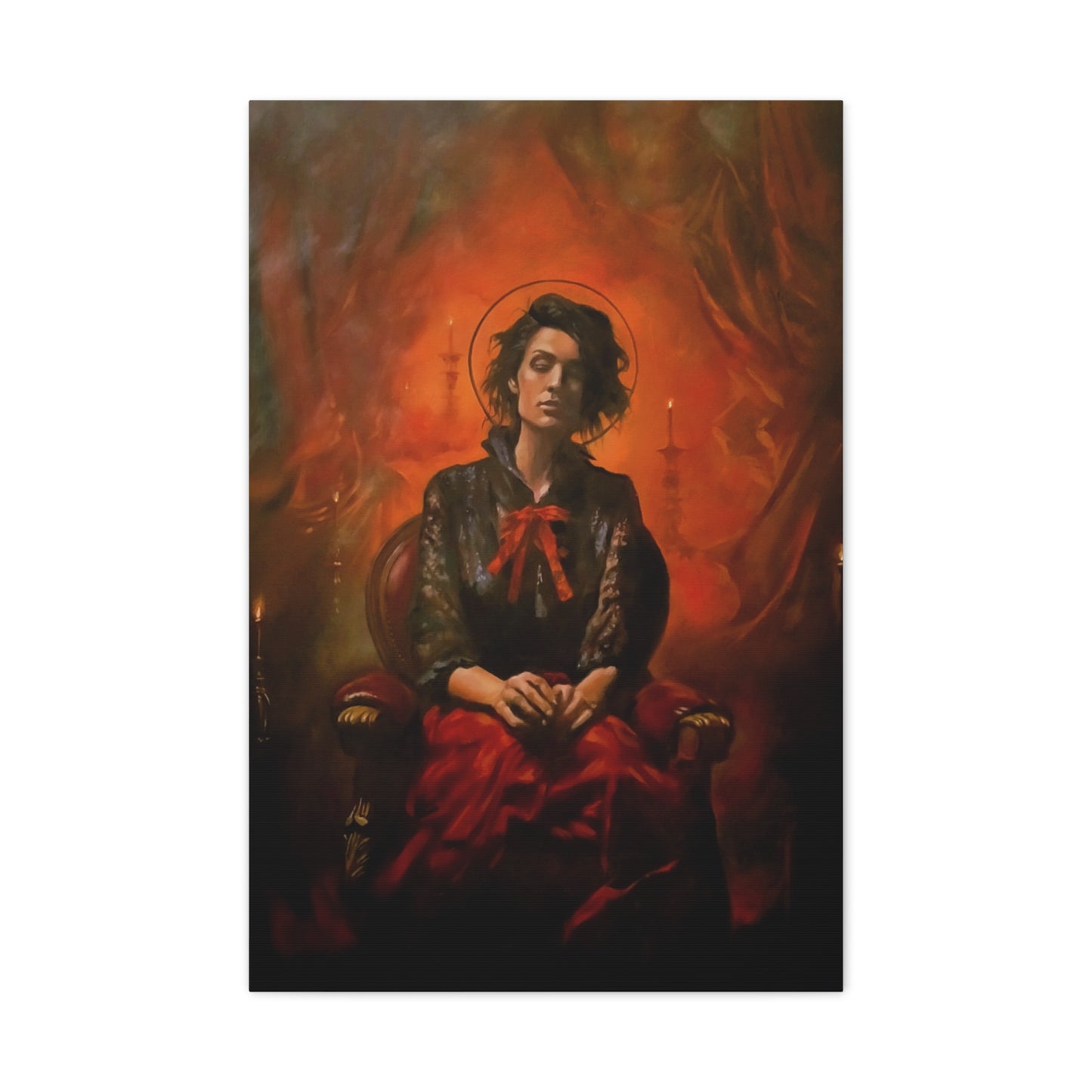 Print 'Contemplatio In Luce Candalae' , Matte Canvas, Stretched, 1.25"