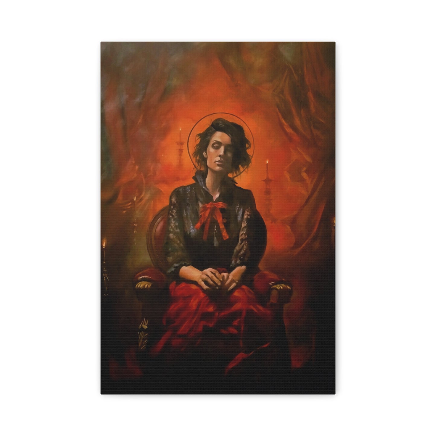 Print 'Contemplatio In Luce Candalae' , Matte Canvas, Stretched, 1.25"