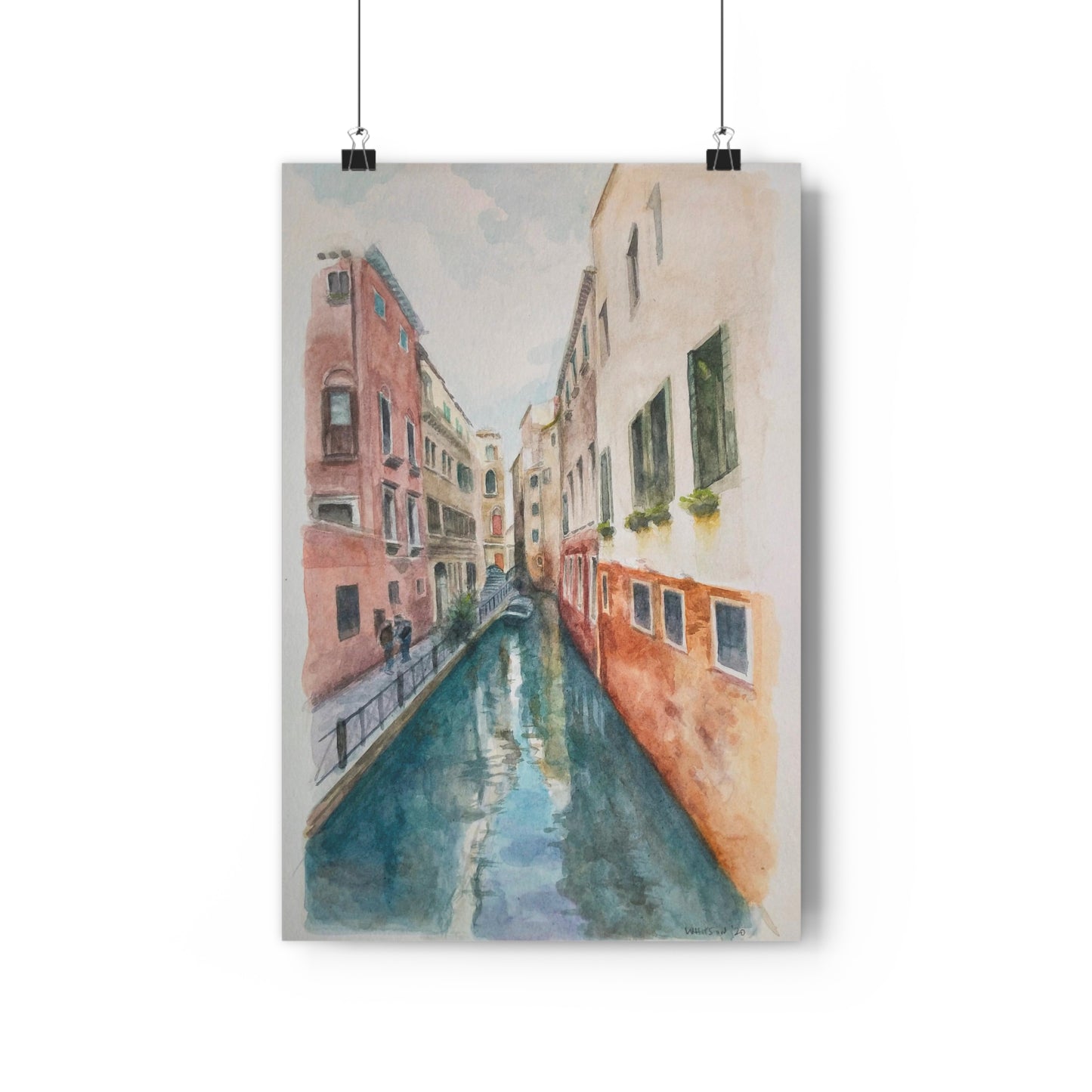 'Canal In Venice' -giclée print