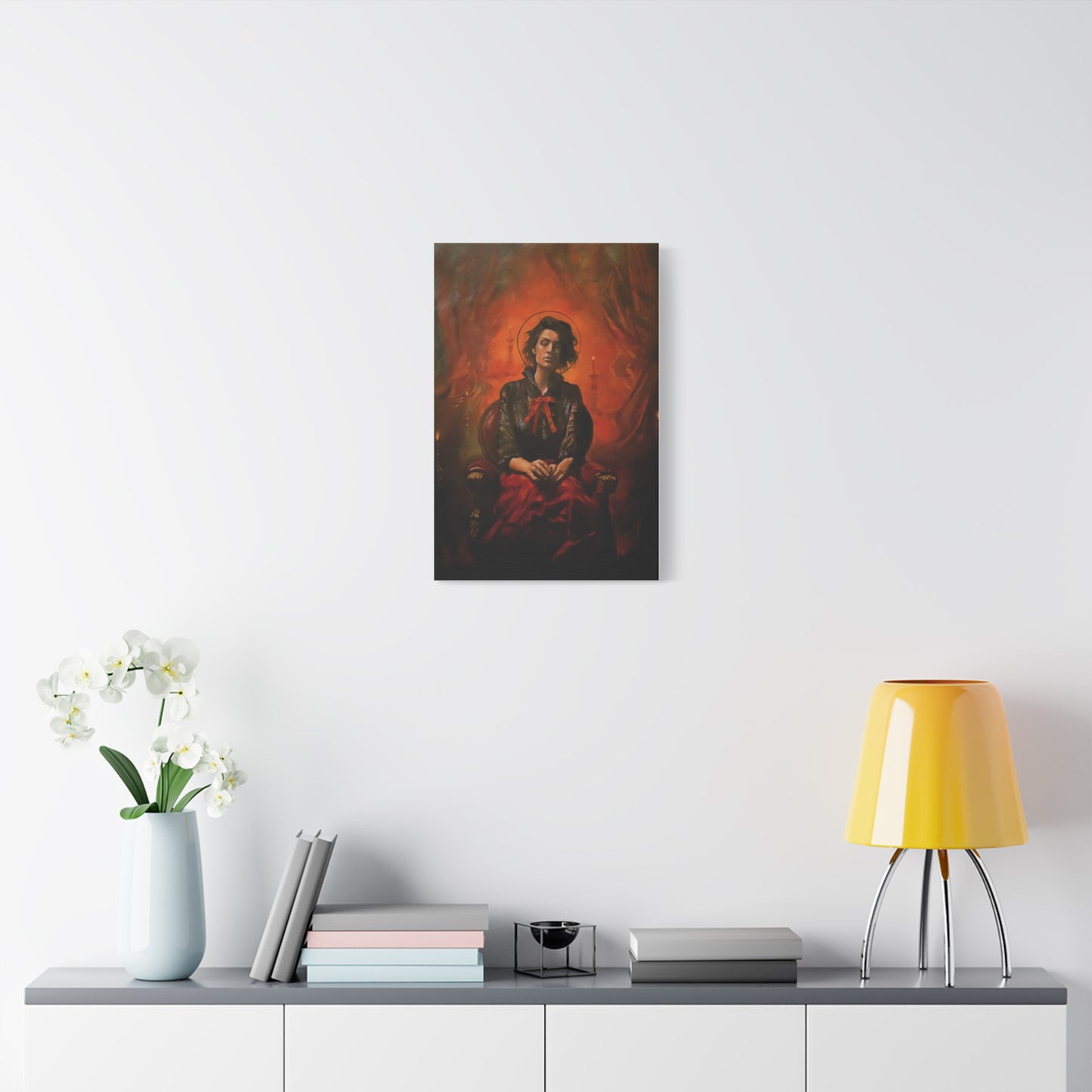Print 'Contemplatio In Luce Candalae' , Matte Canvas, Stretched, 1.25"