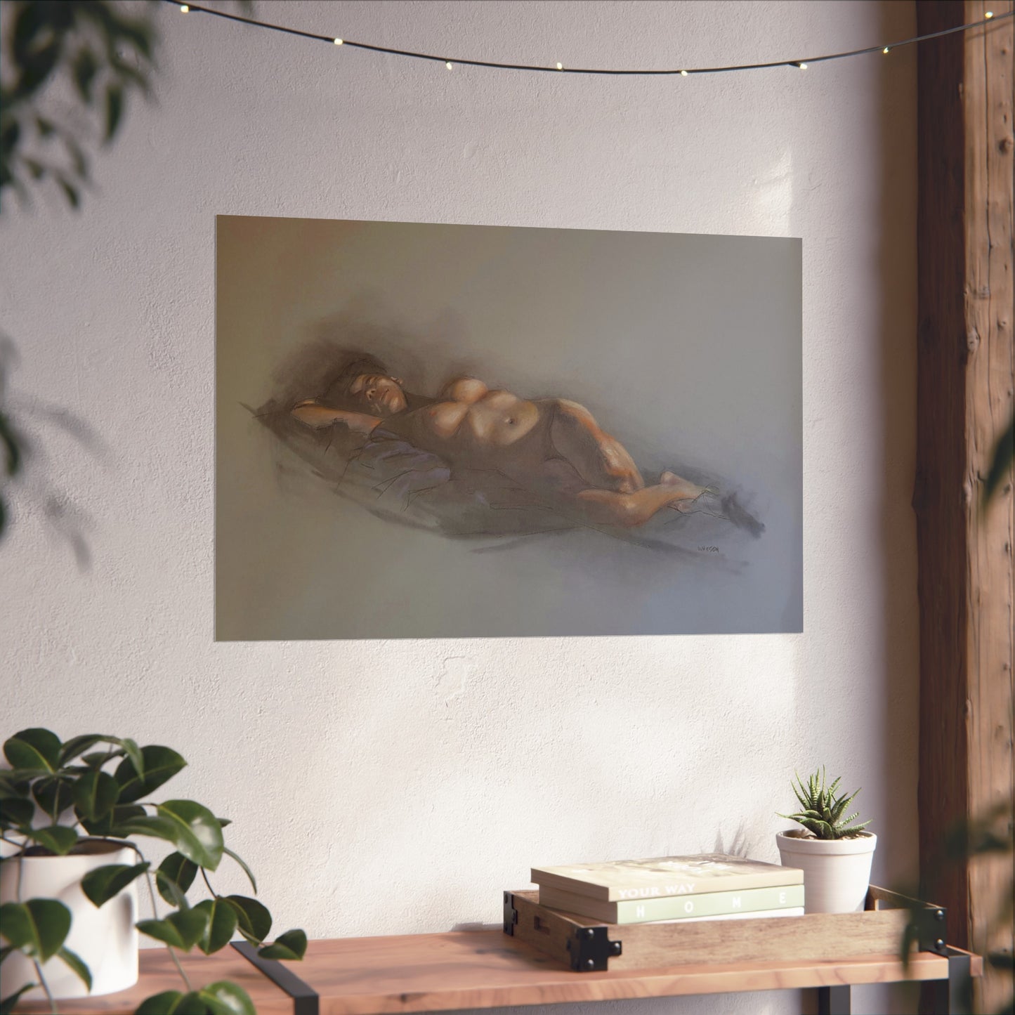 Print - 'Adhira reclining' (MATURE CONTENT - please be advised)