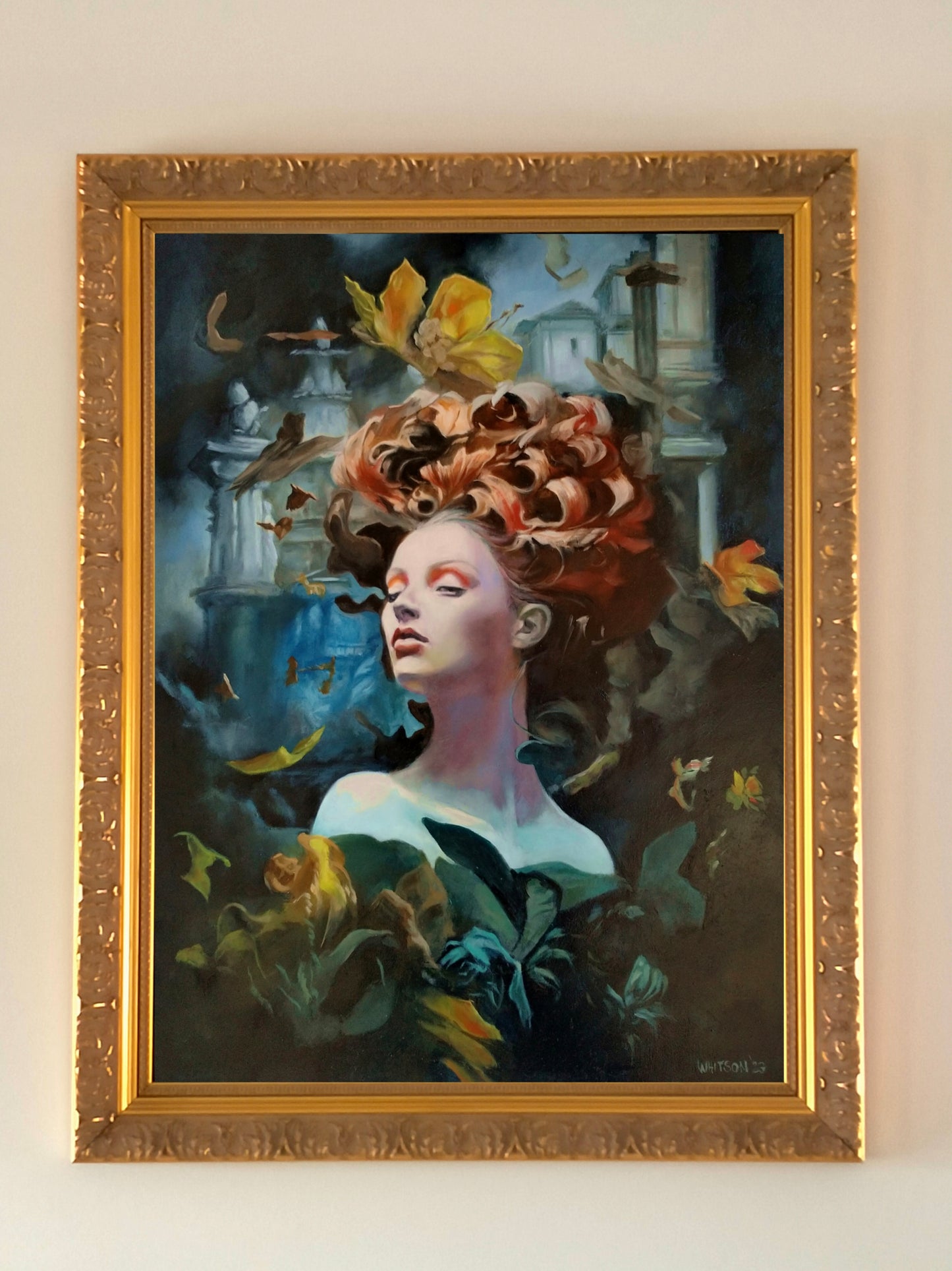 'Autumnus' - original artwork, oil on board, 45x60cm (1.5x2ft)