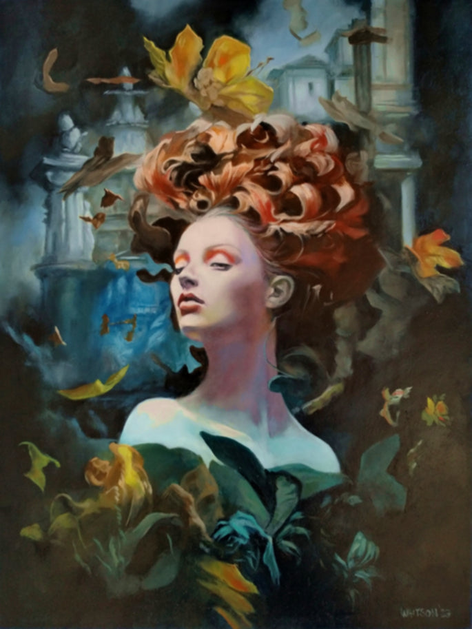 'Autumnus' - original artwork, oil on board, 45x60cm (1.5x2ft)