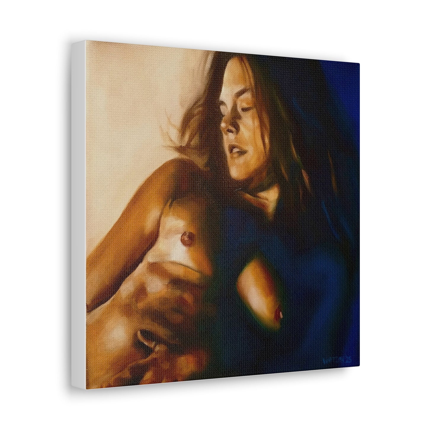 'Quiver (Inward Journey)' - high-quality canvas print, actual size