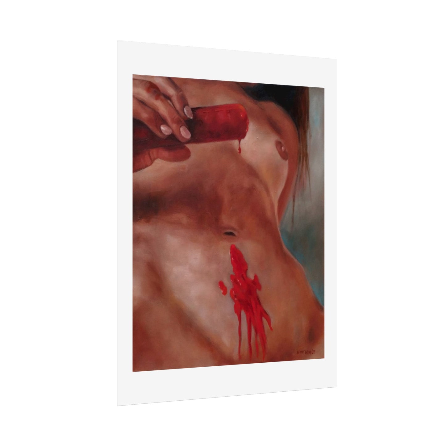 'Sting (Waxy Fun)' - Rolled Poster - actual size