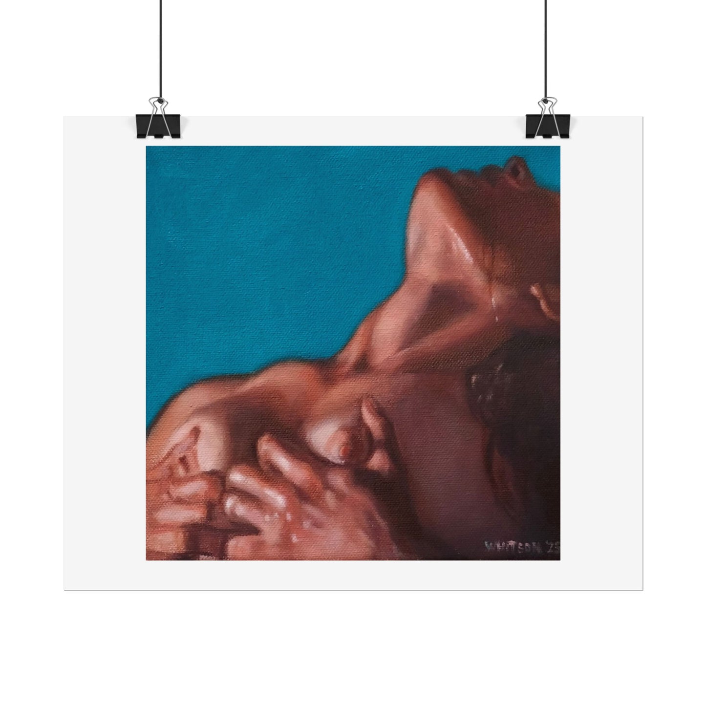 'Squeeze' Rolled Poster — Sensual Figurative Art Print