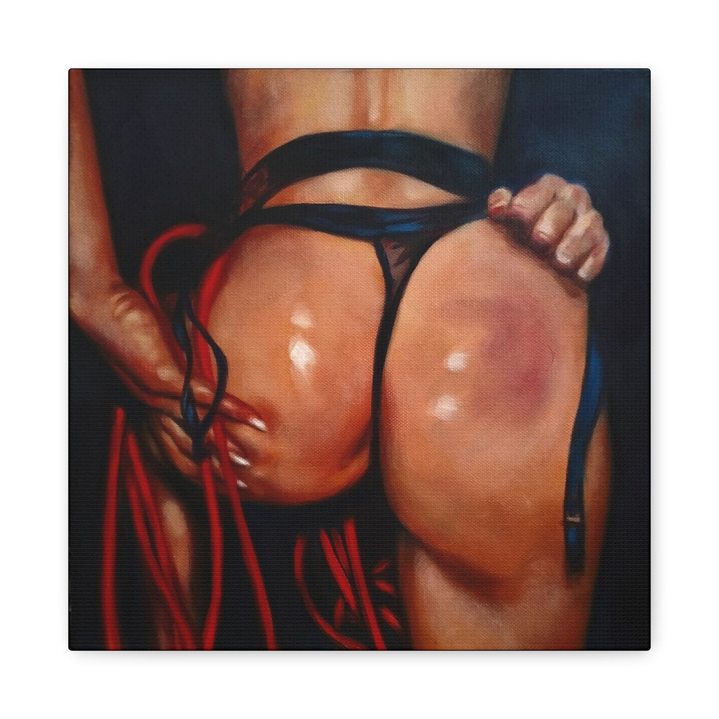 'Impact' - high-quality canvas print, actual size