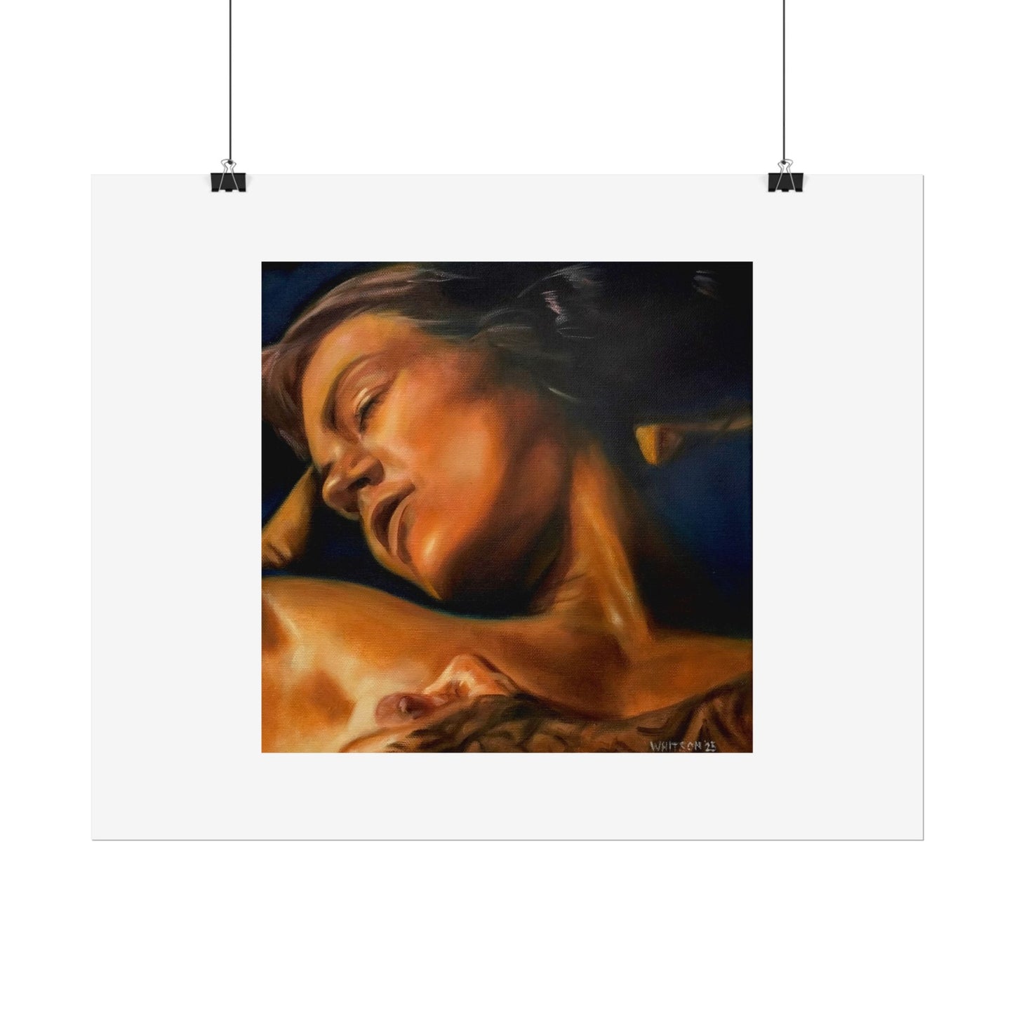 'Breath' Fine Art Print, actual size