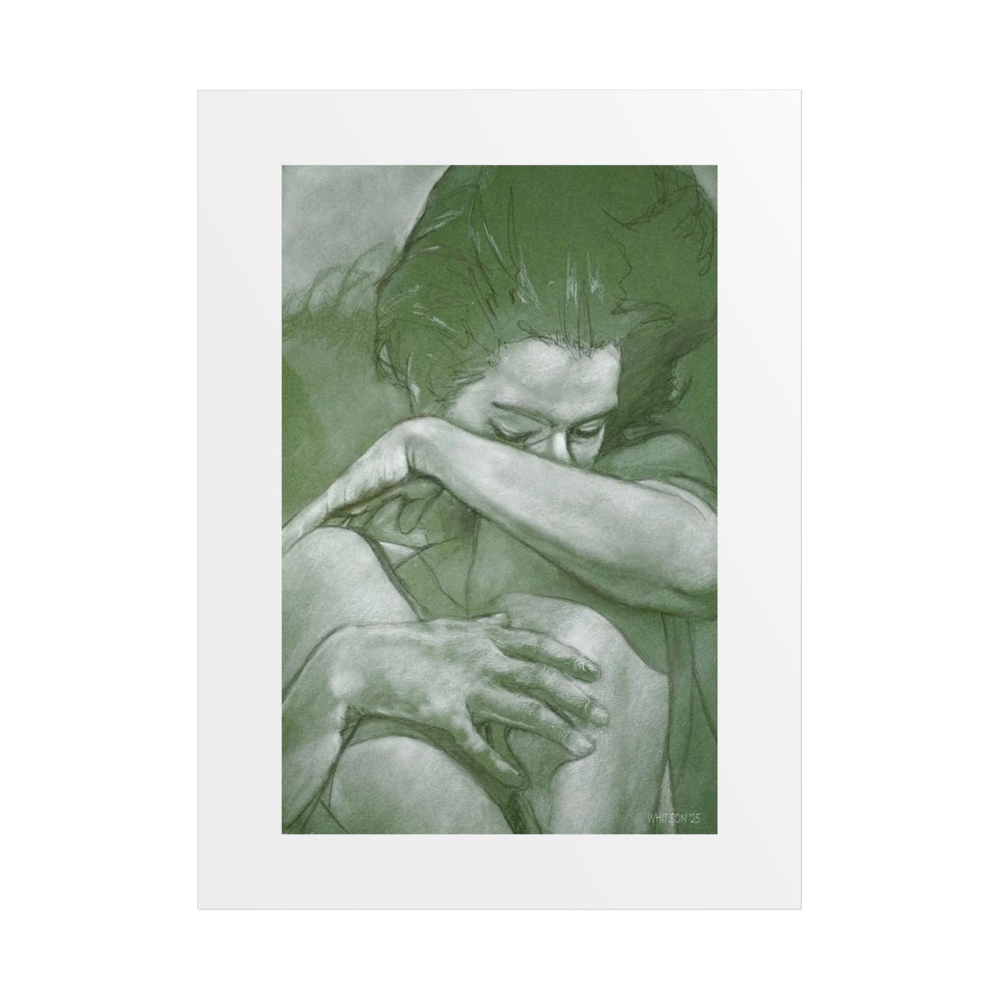 'Coiled' Fine Art Poster (actual size - A3, 42x30cm)