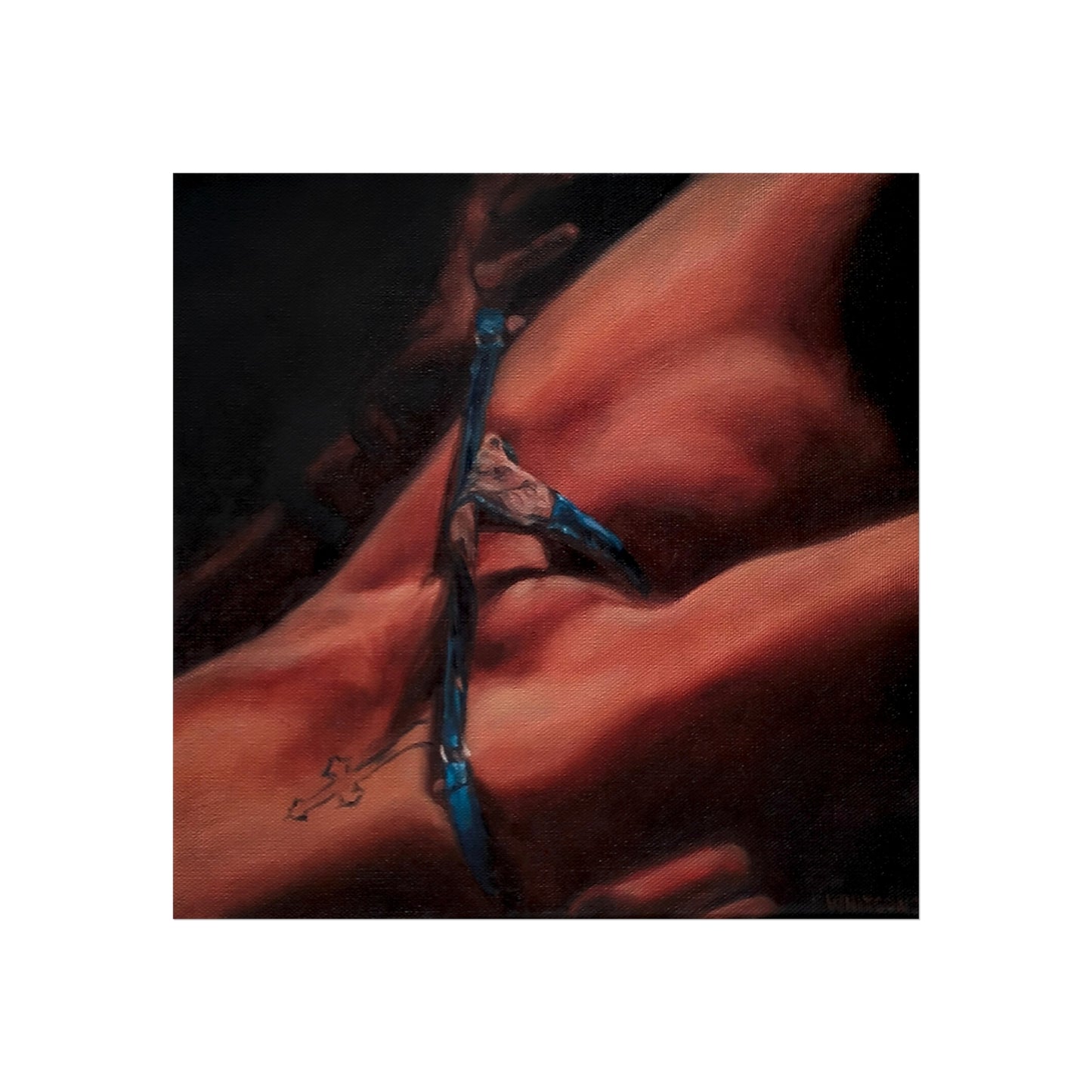 'Tease (Unwrap Your Present)' - 'Frisson' pre-exhibition giclee-quality paper print offer