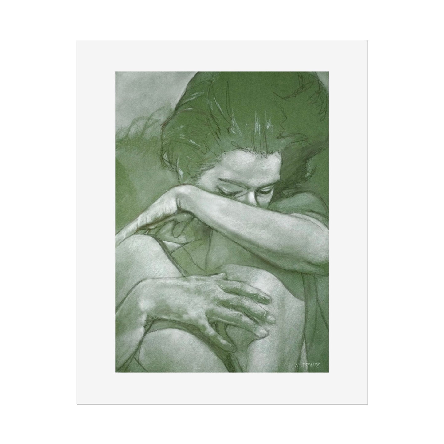 'Coiled' - Fine Art Rolled Poster, actual size