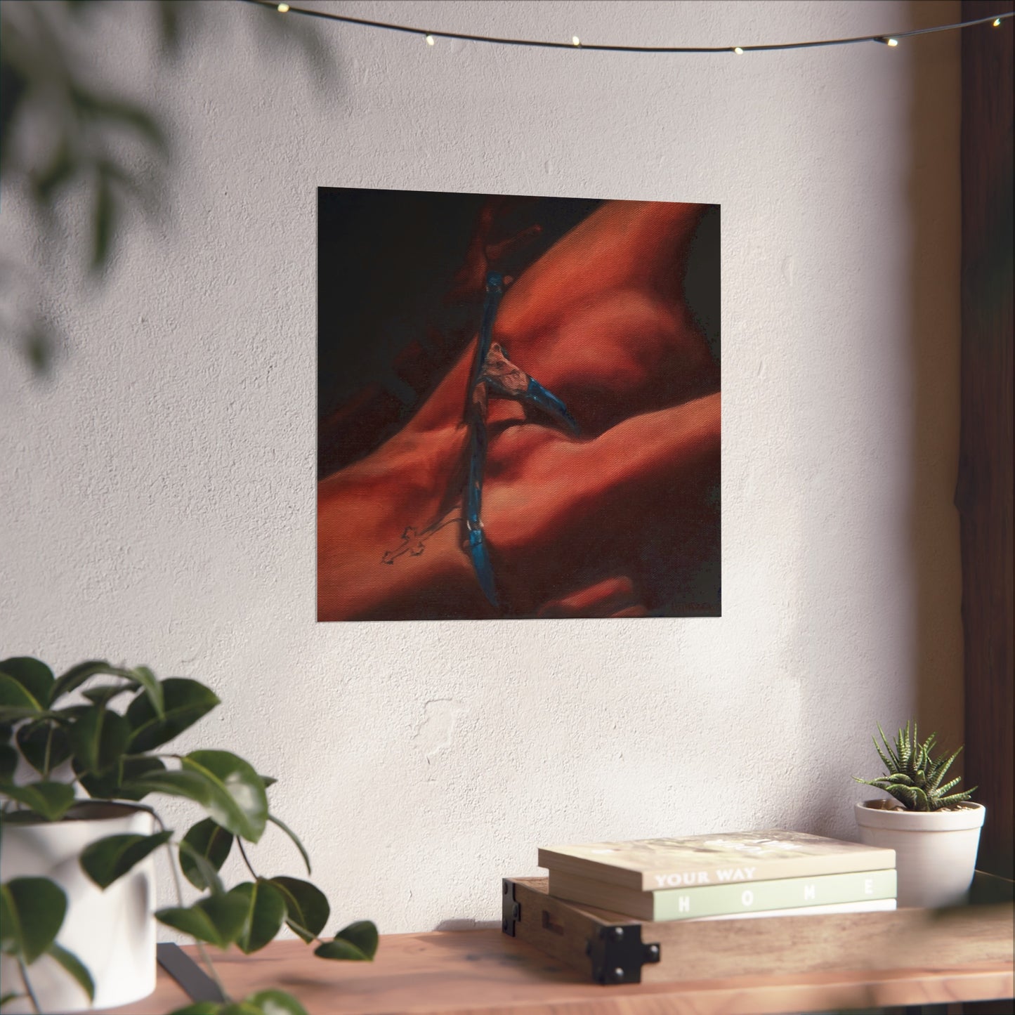 'Tease (Unwrap Your Present)' - 'Frisson' pre-exhibition giclee-quality paper print offer