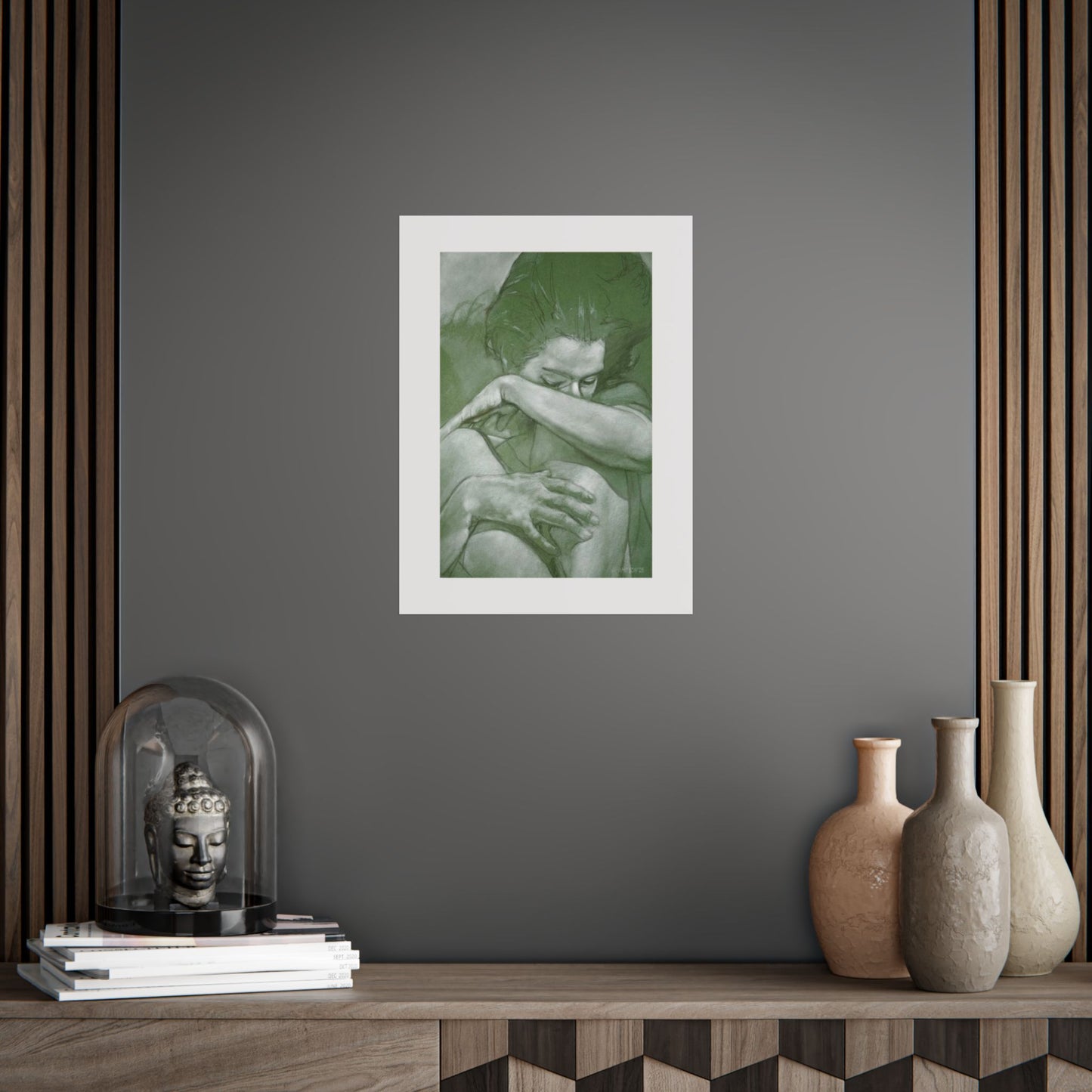 'Coiled' Fine Art Poster (actual size - A3, 42x30cm)