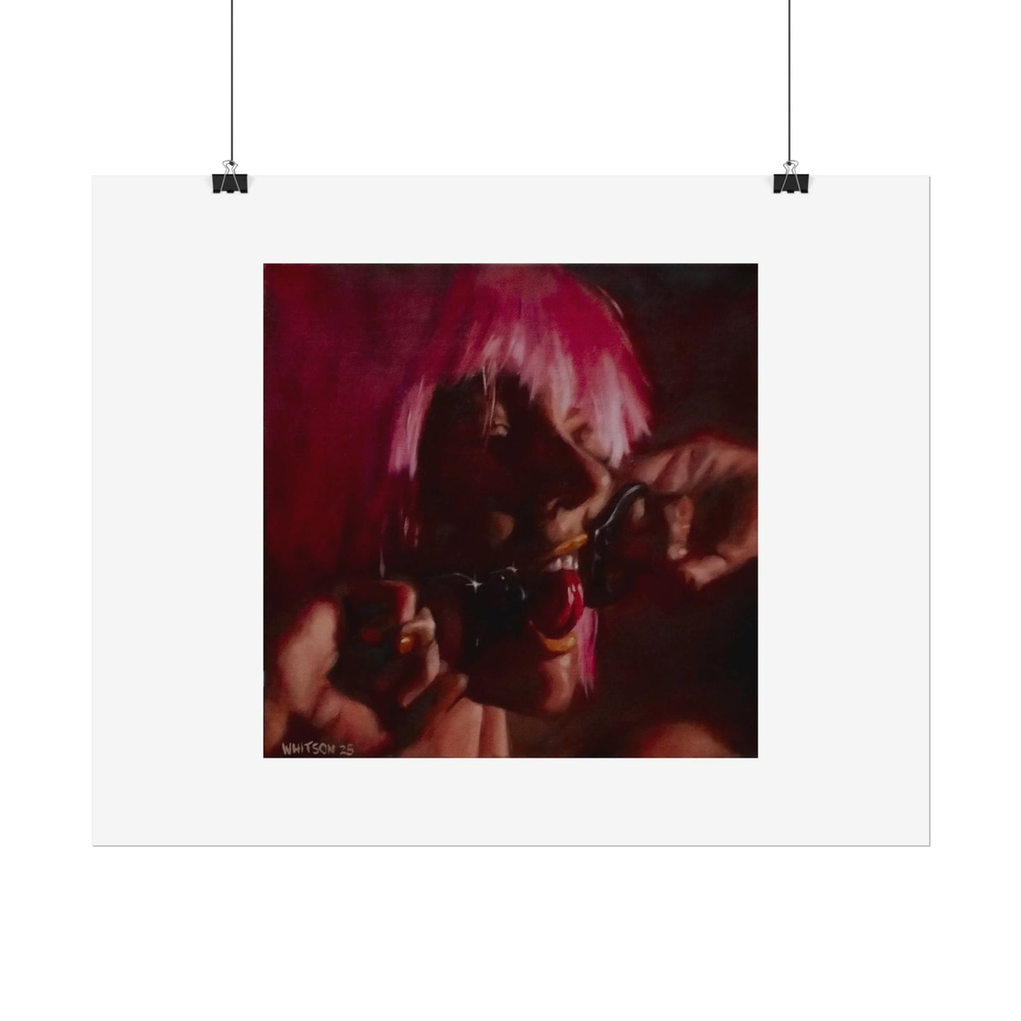 'Flicker' Fine Art Print, actual size