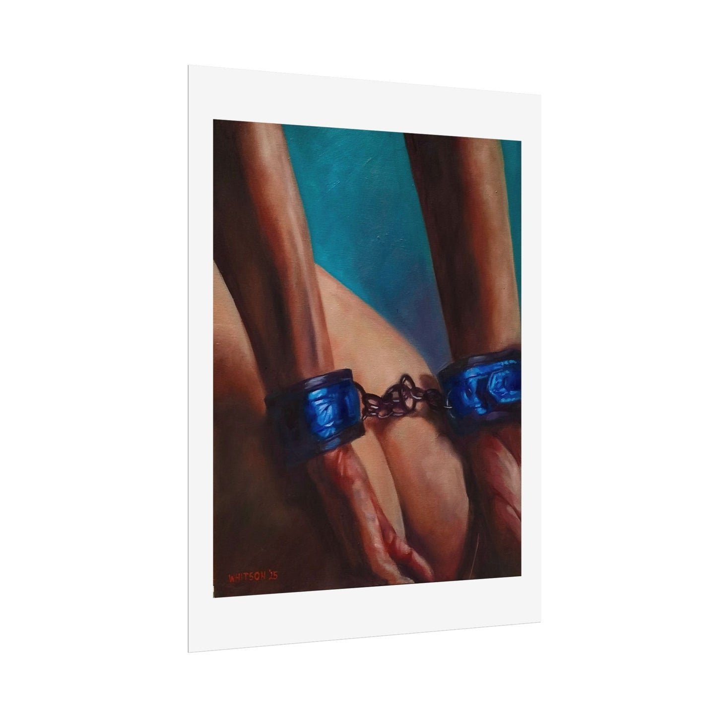 'Cuffs (Voluntary Restraint)' - Rolled Poster - actual size