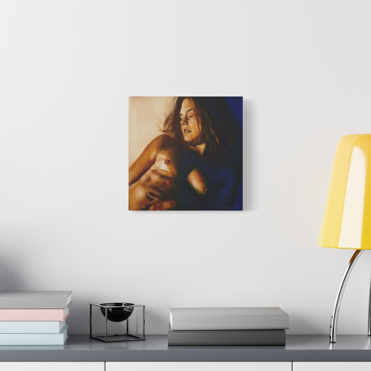 'Quiver (Inward Journey)' - high-quality canvas print, actual size