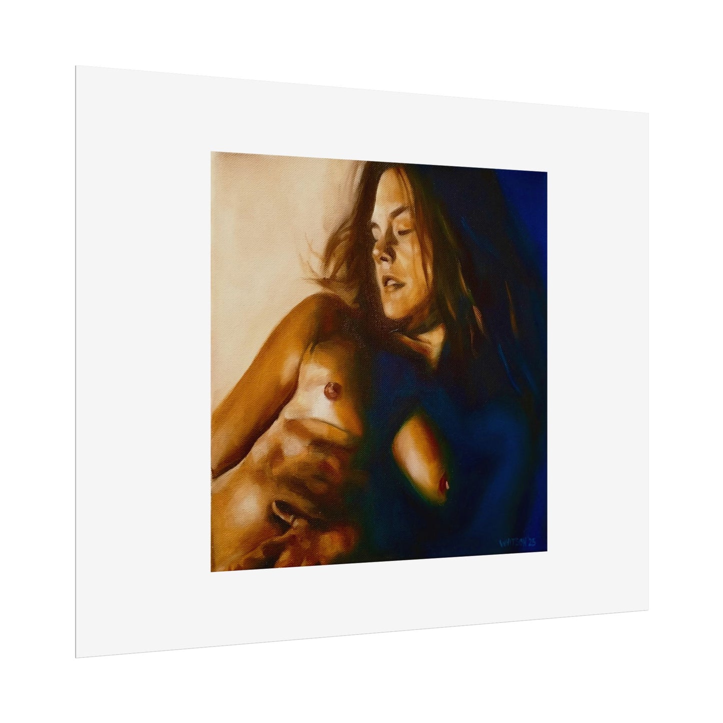 'Quiver' Fine Art Print, actual size