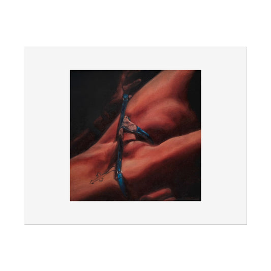 'Tease' Fine Art Print, actual size