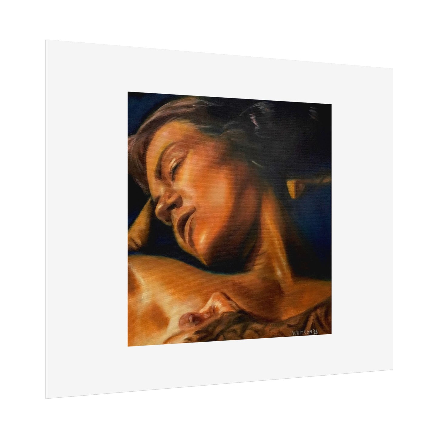 'Breath' Fine Art Print, actual size