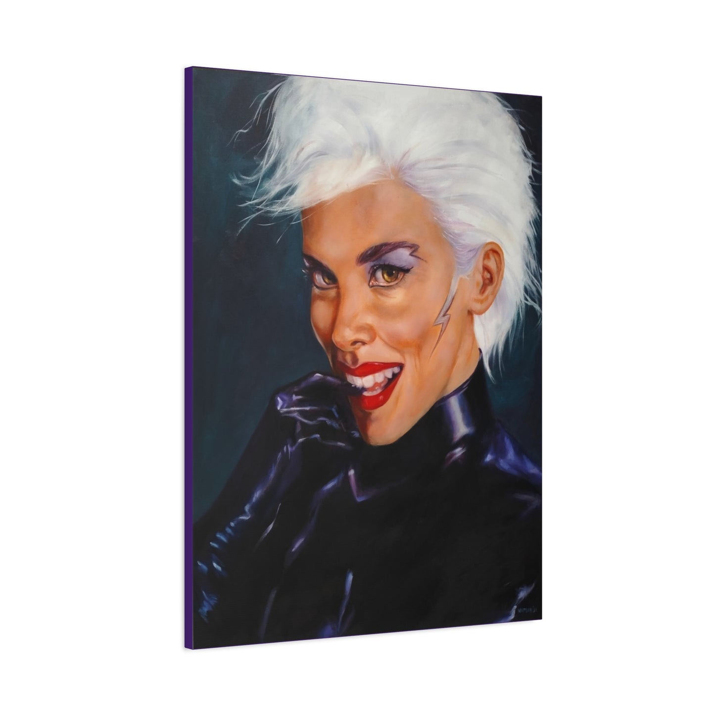 'Lightning Doesn't Strike Twice (Unless You Want Her To)' - Canvas Art — Matte Stretched 1.25" - actual size