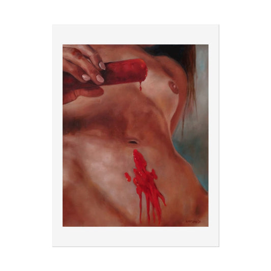 'Sting (Waxy Fun)' - Rolled Poster - actual size