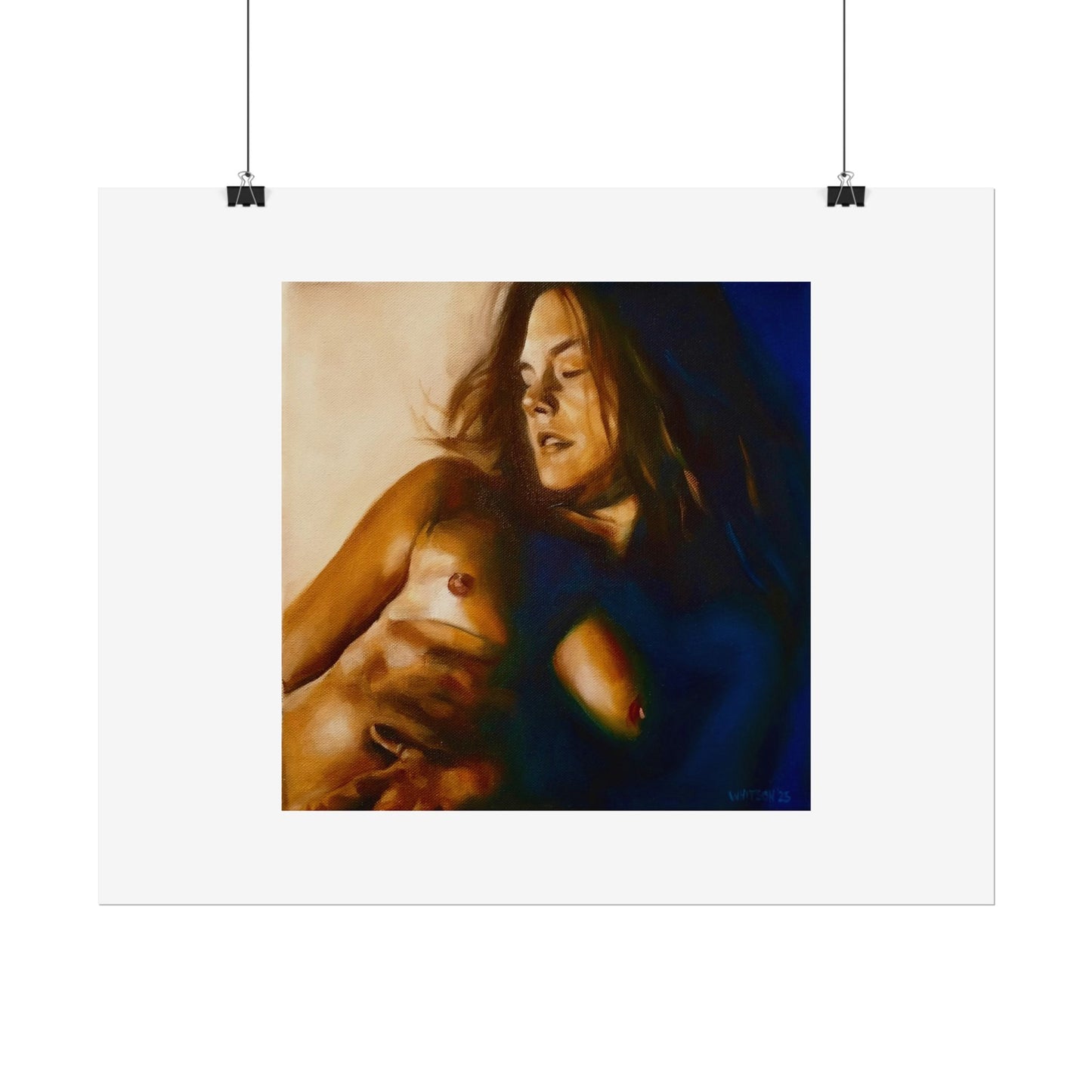'Quiver' Fine Art Print, actual size