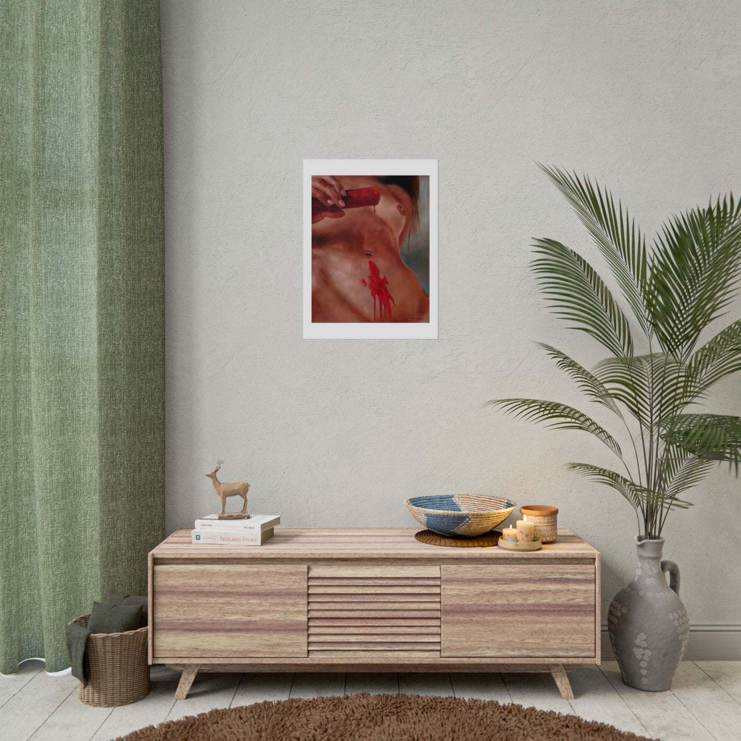 'Sting (Waxy Fun)' - Rolled Poster - actual size