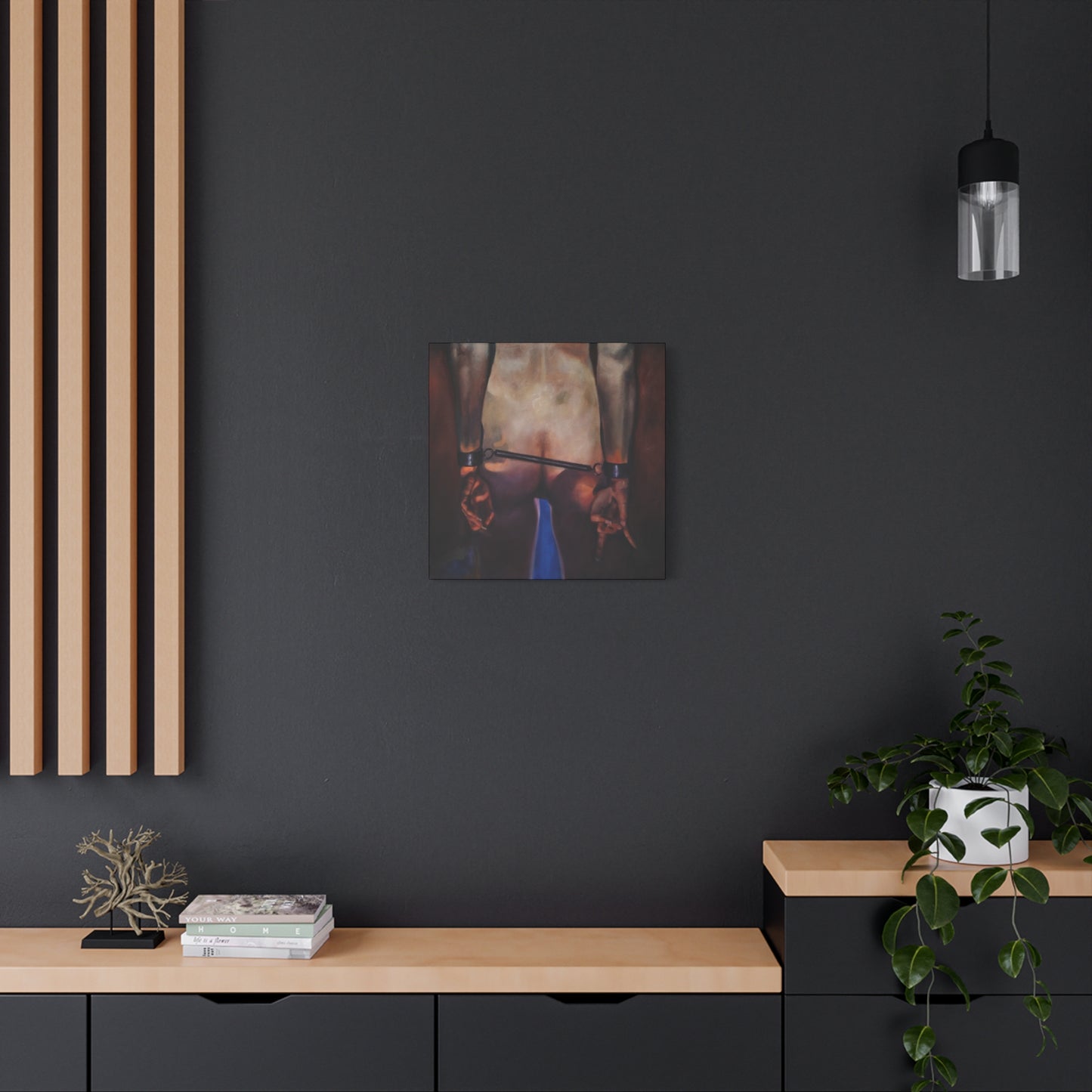 'Presenting (The Next Act)' - Fine Art Canvas Print — Matte Stretched 1.25" - 110% actual size