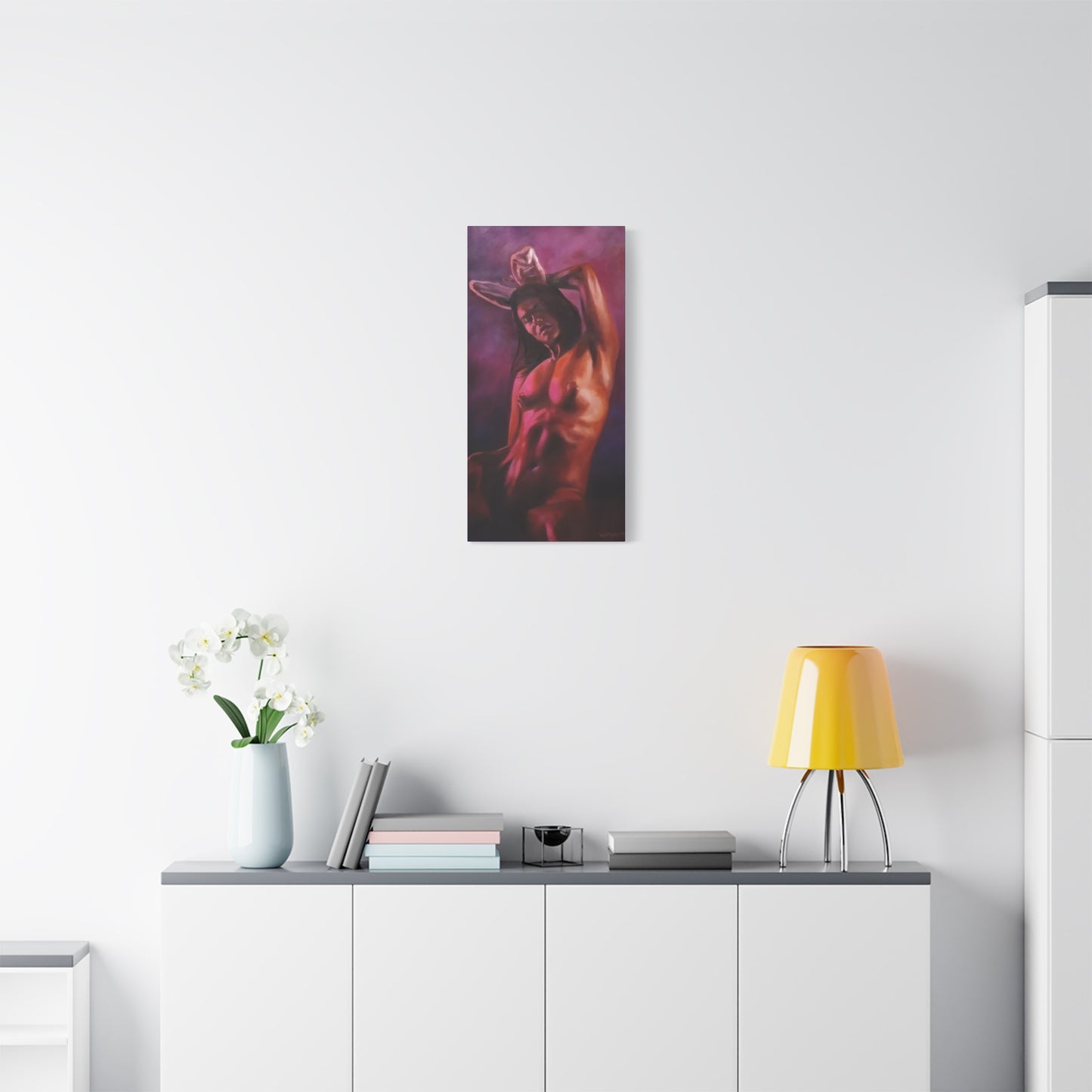 'Bunny' -  Canvas Art Print — Matte Stretched 1.25" - 110% of actual size