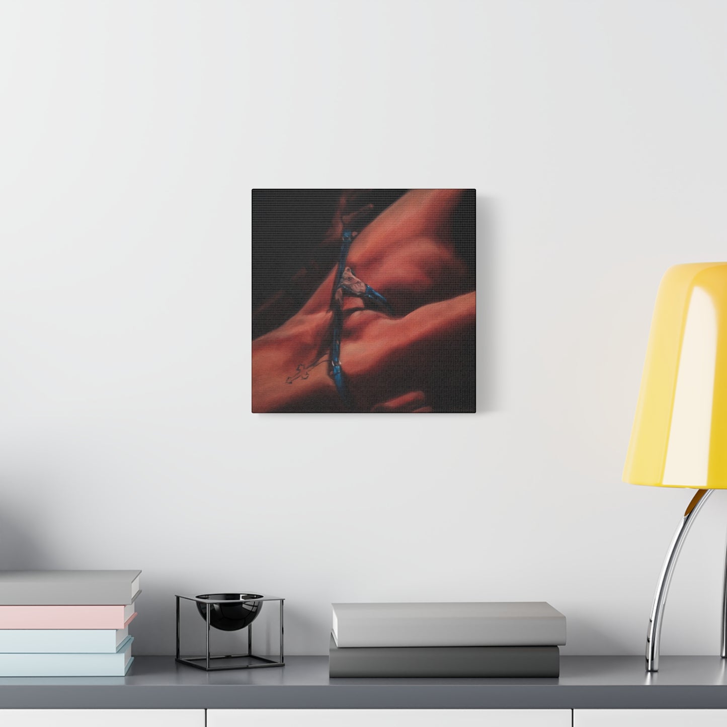 'Tease (Unwrap Your Present)' - high-quality canvas print, actual size